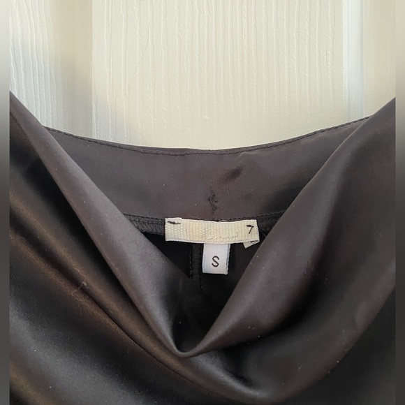 Silky black brandy Melville dress - Picture 3 of 3